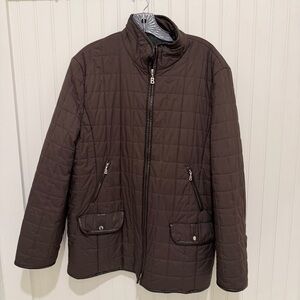 Bogner Women’s Dark Brown Quilted Puffer Jacket 14